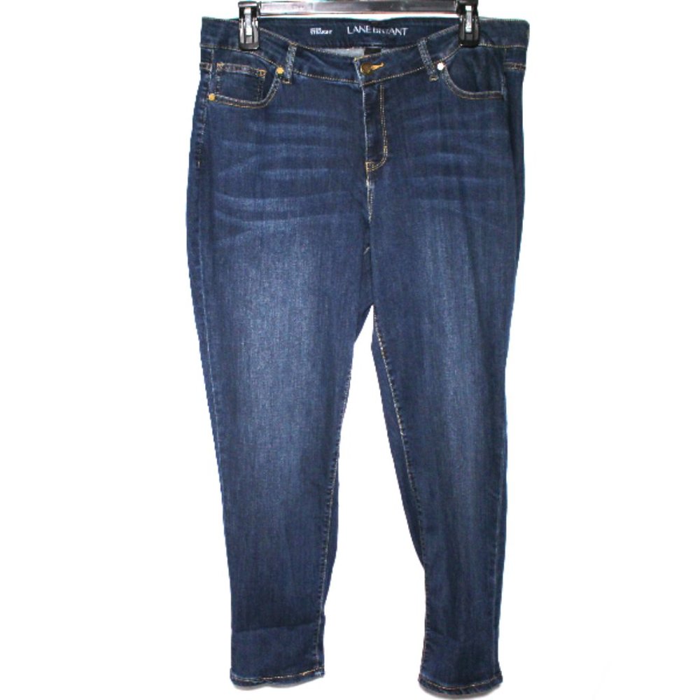 NWT Lane Bryant Low Rise Straight Leg Plus Size Jeans Size 18